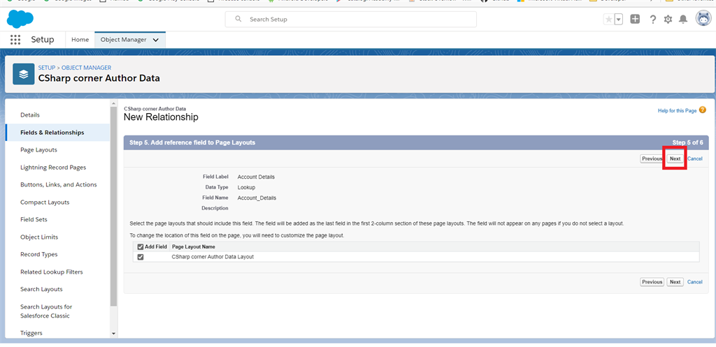 Creating Look-Up Realitionship Between Two Fields In Salesforce Object