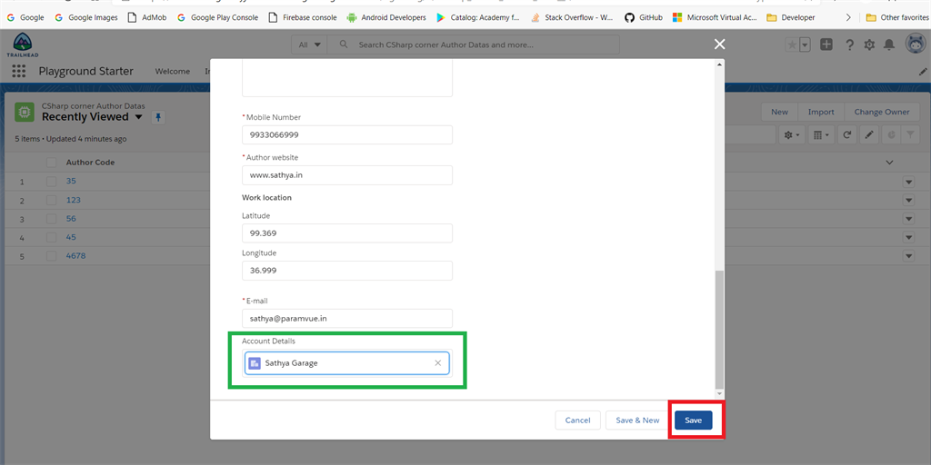 Creating Look-Up Realitionship Between Two Fields In Salesforce Object