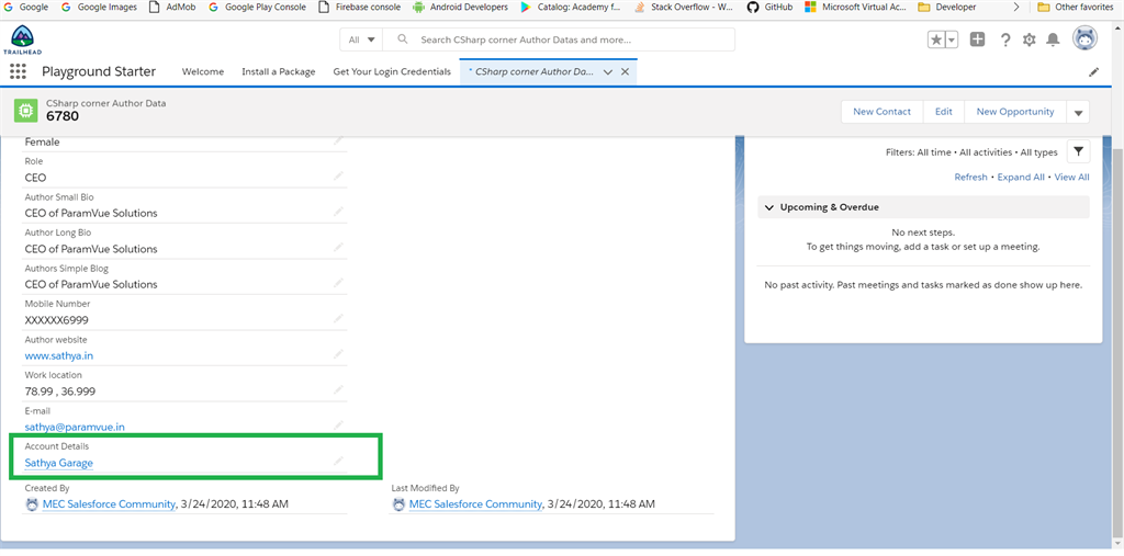 Creating Look-Up Realitionship Between Two Fields In Salesforce Object