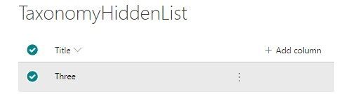 Creating Managed Metadata Column Using Site Script And Site Design