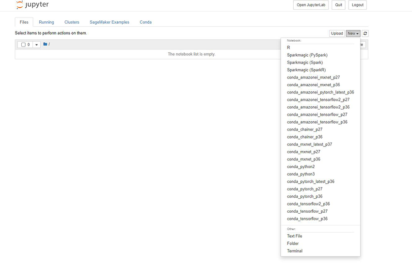 Creating Notebook Instance in Amazon SageMaker