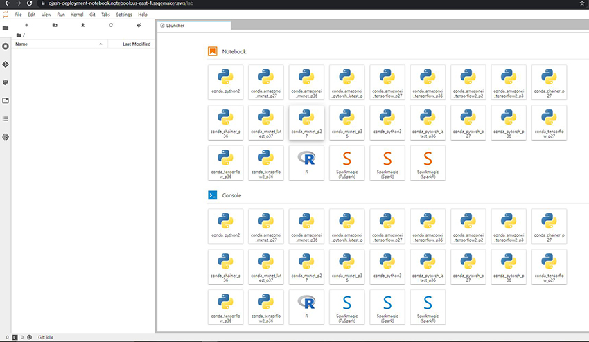 Creating Notebook Instance in Amazon SageMaker