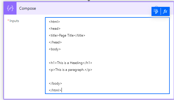 Creating PDF using Power Automate