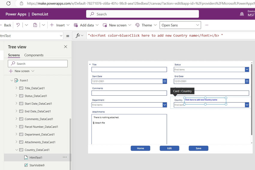 Creating Pop-Up New/Edit Forms in PowerApps