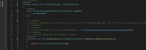 Creating Services With Azure Service Fabric