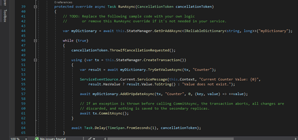 Creating Services With Azure Service Fabric