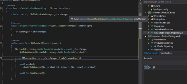 Creating Services With Azure Service Fabric