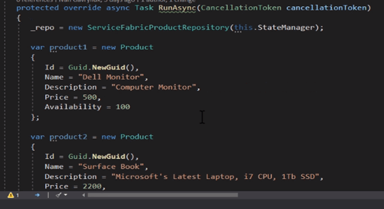 Creating Services With Azure Service Fabric