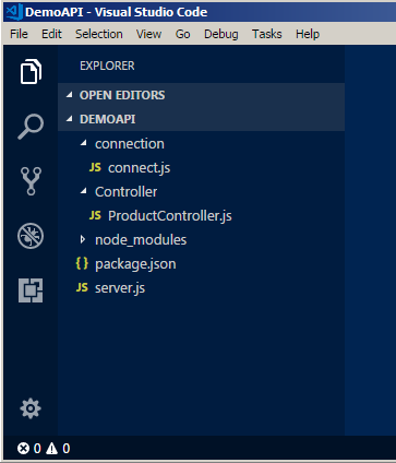 Simple API in Node js