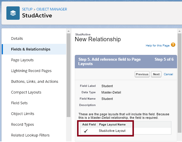 Creating the Many to Many Relationship in SalesForce