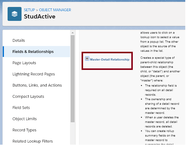 Creating the Many to Many Relationship in SalesForce