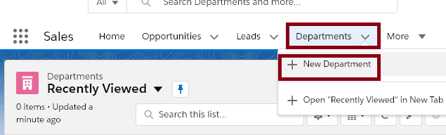 Creating The Master Detail Relationship In SalesForce