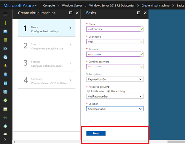 Creating A Virtual Machine In Azure