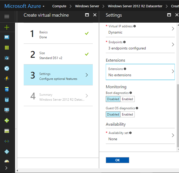 Creating A Virtual Machine In Azure