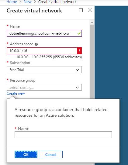 Creating Virtual Network And Virtual Machine On Azure