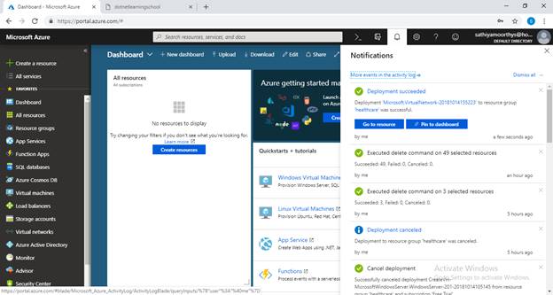 Creating Virtual Network And Virtual Machine On Azure