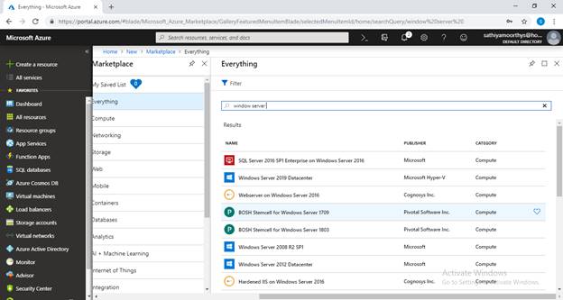 Creating Virtual Network And Virtual Machine On Azure