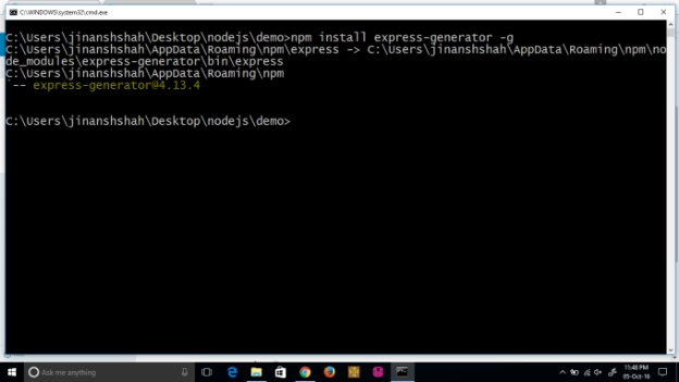 Creating Web API Using Node.js And MySQL