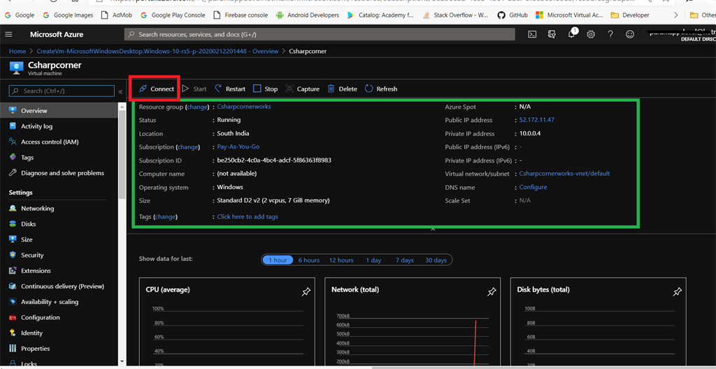 Creating Windows Virtual Machine In Azure Cloud