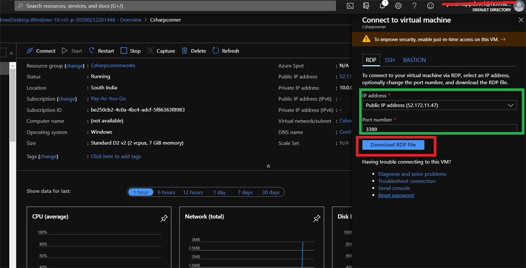 Creating Windows Virtual Machine In Azure Cloud