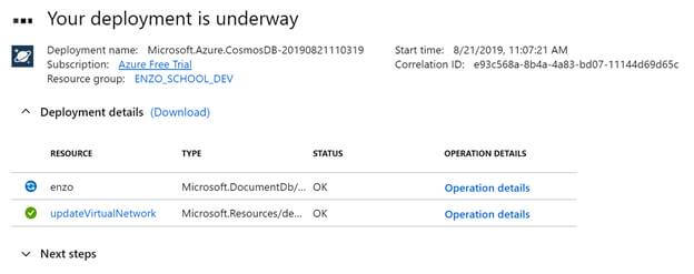 Creating Your First Cosmos DB Database