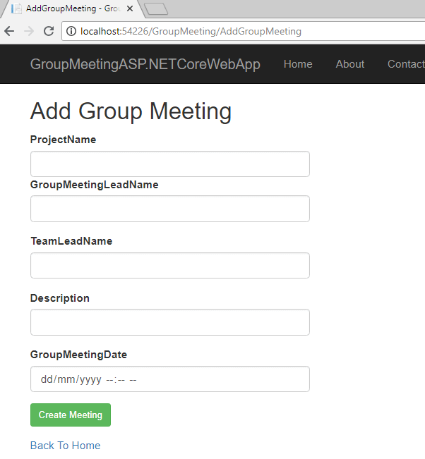 CRUD Operation In ASP.NET Core 2.0 Using Dapper ORM