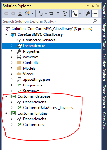 CRUD Operation With ASP.NET Core 2.1 MVC Using .Net Core Class Library Project