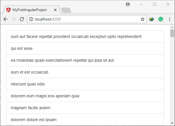 CRUD Operation with Fake Http Service In Angular