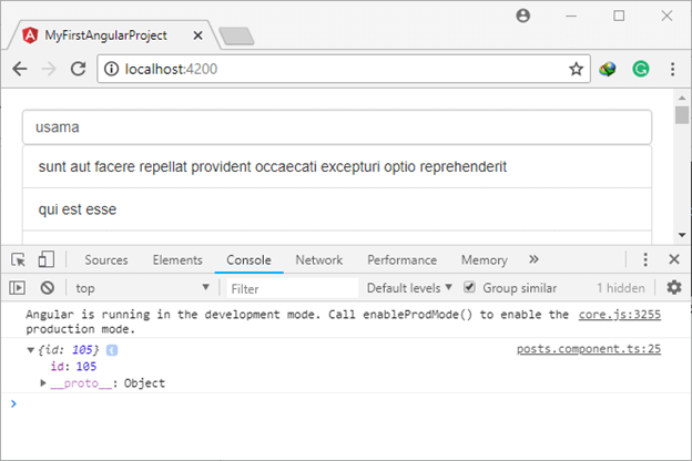 CRUD Operation with Fake Http Service In Angular