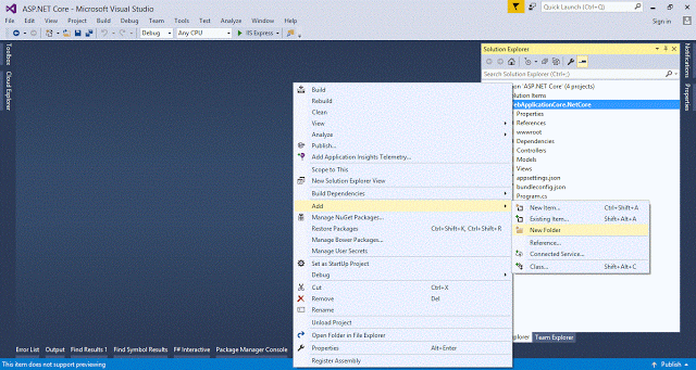 Add CsvWriter in WebApplicationCore.NetCore