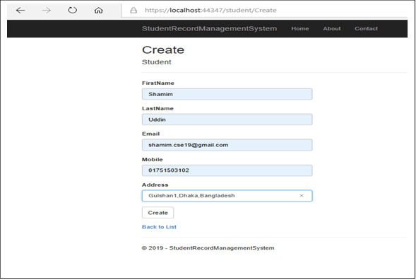 CRUD Operations Using ASP.NET Core And ADO.NET
