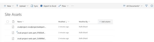 CRUD Operations Using Sharepoint FrameWork and PnP JS Library