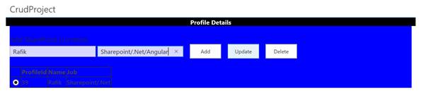 CRUD Operations Using Sharepoint FrameWork and PnP JS Library