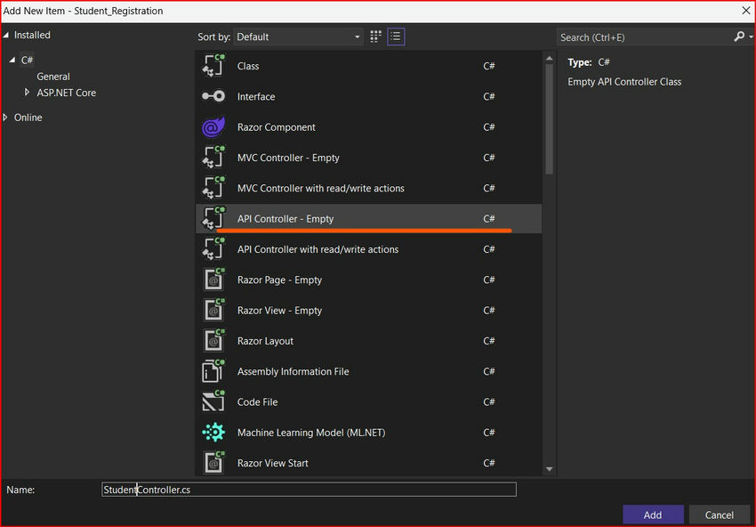 CRUD Operations with ASP.NET Core API and EF Core