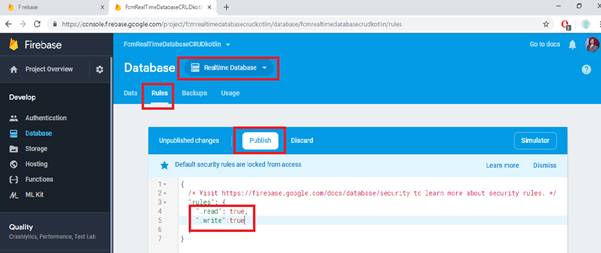 CRUD Operations With FCM Database Using Kotlin