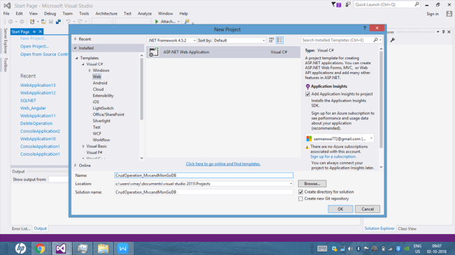 CRUD Operations Using ASP.NET MVC and MongoDB