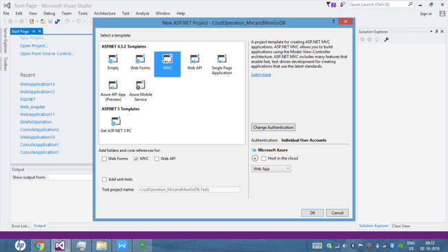 CRUD Operations Using ASP.NET MVC and MongoDB
