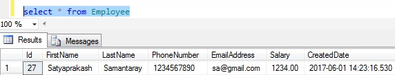 CRUD Operation Using Stored Procedure In ASP.NET GridView Real Time