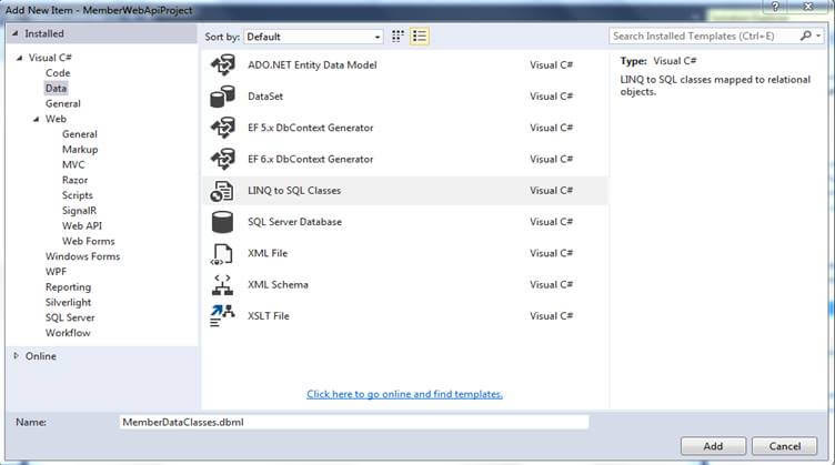 CRUD with Asp.Net Web API