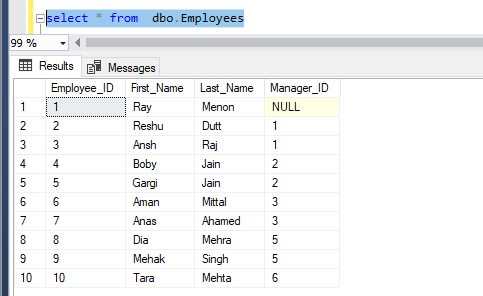 Select for CTE in SQL Server
