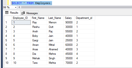 Common Table Expression