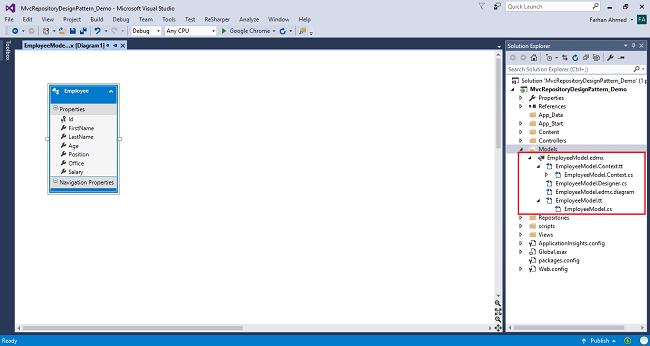 CURD Operation Using Repository Design Pattern In ASP.NET MVC