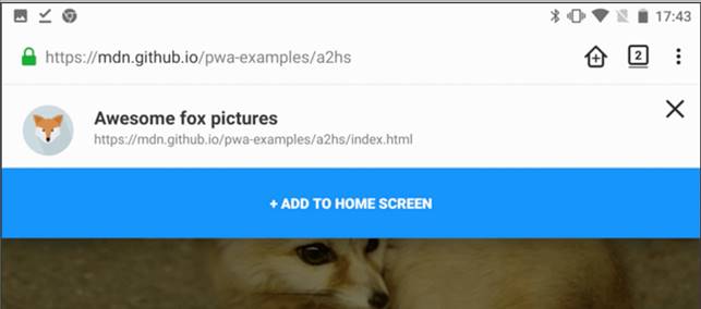 Custom A2HS For Your PWA