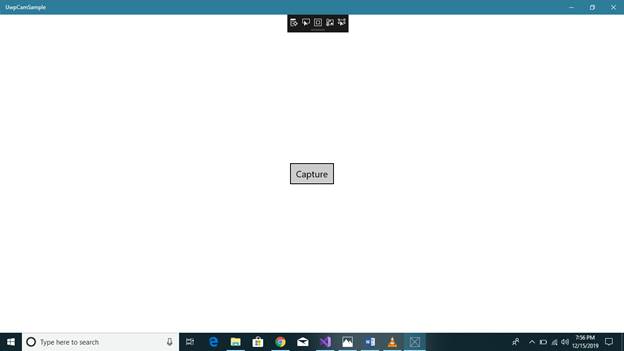 Custom Camera Dialog For Windows Using UWP