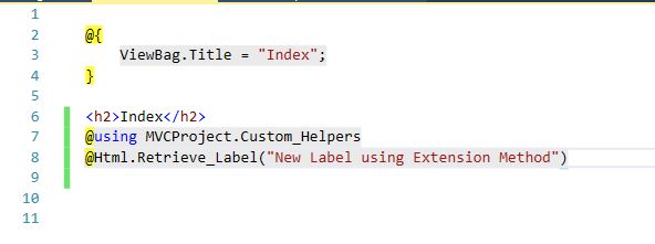 Mvc write custom html helper