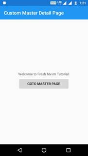 Custom Master Detail Page in Xamarin.Forms using Fresh MVVM