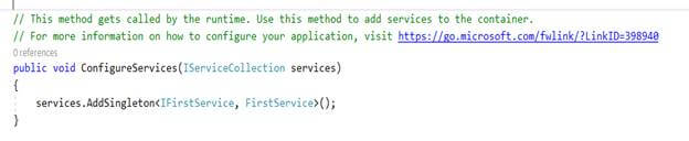Dependency Injection In .Net Core