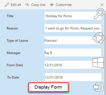 Customize New Form, Edit Form and Display Form in Modern SharePoint Page Using PowerApps
