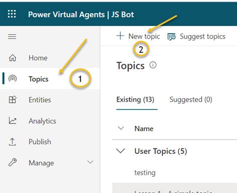 Customize The Bot Conversation Message With Power Virtual Agent
