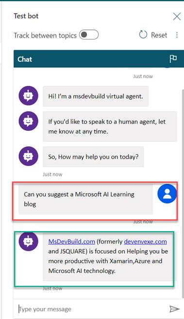 Customize The Bot Conversation Message With Power Virtual Agent